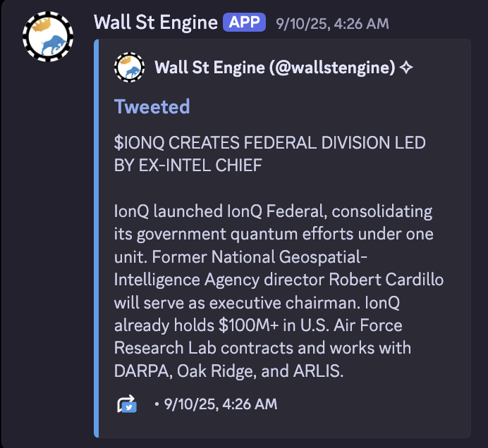 IonQ Launches Federal Division Led by Ex-Intel Chief